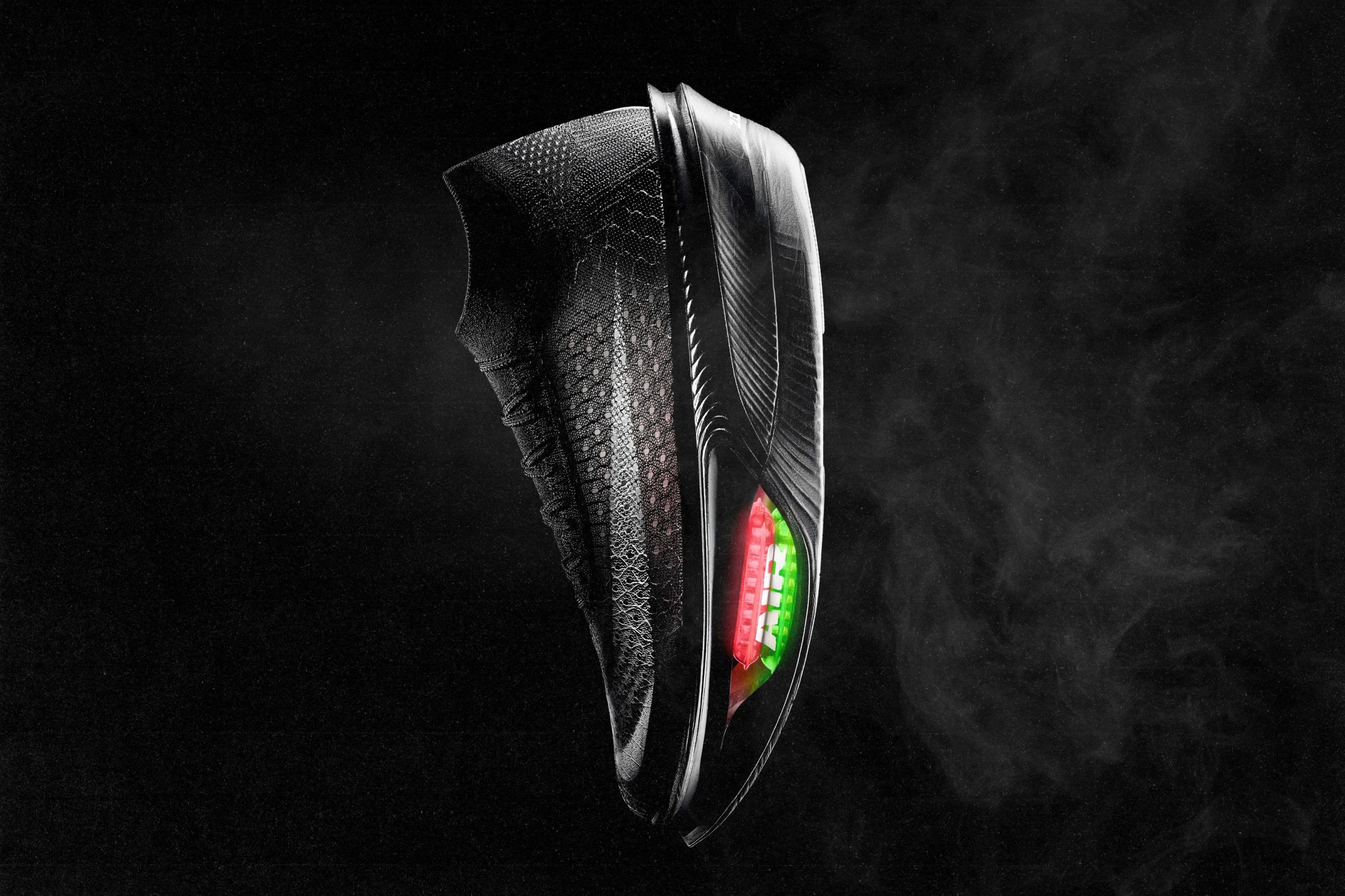 Nike Apex scarpa da maratona con doppia unità Air Zoom e piattaforma in schiuma avanzata su sfondo studio